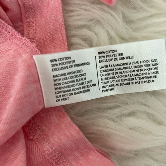 U.S. POLO ASSN. PINK tee T-shirt size X-Large PTP 22” - Picture 4 of 4